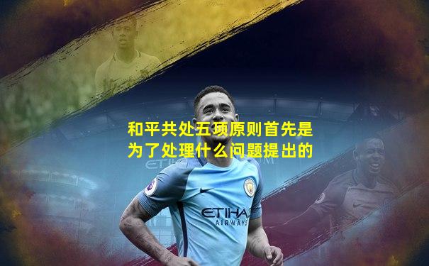 和平共处五项原则首先是为了处理什么问题提出的