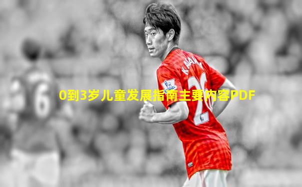 0到3岁儿童发展指南主要内容PDF